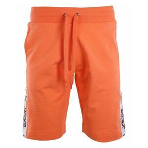 Moschino Mens Tape Branded Casual Shorts / Orange